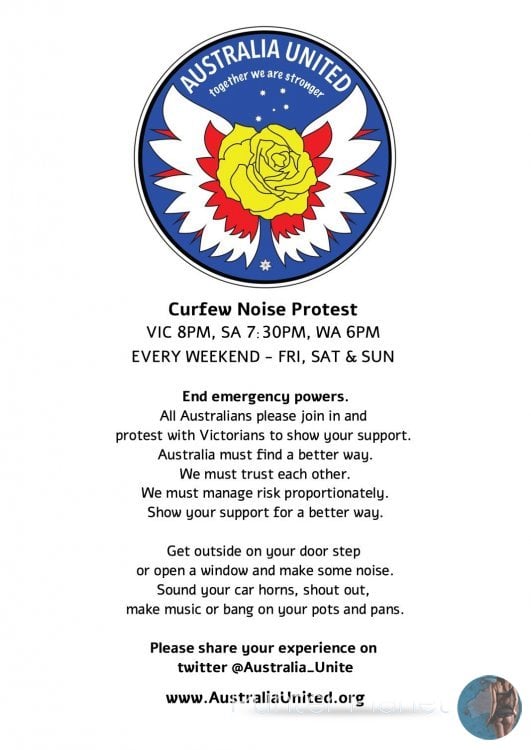 Curfew Noise Protest - End Emergency Powers