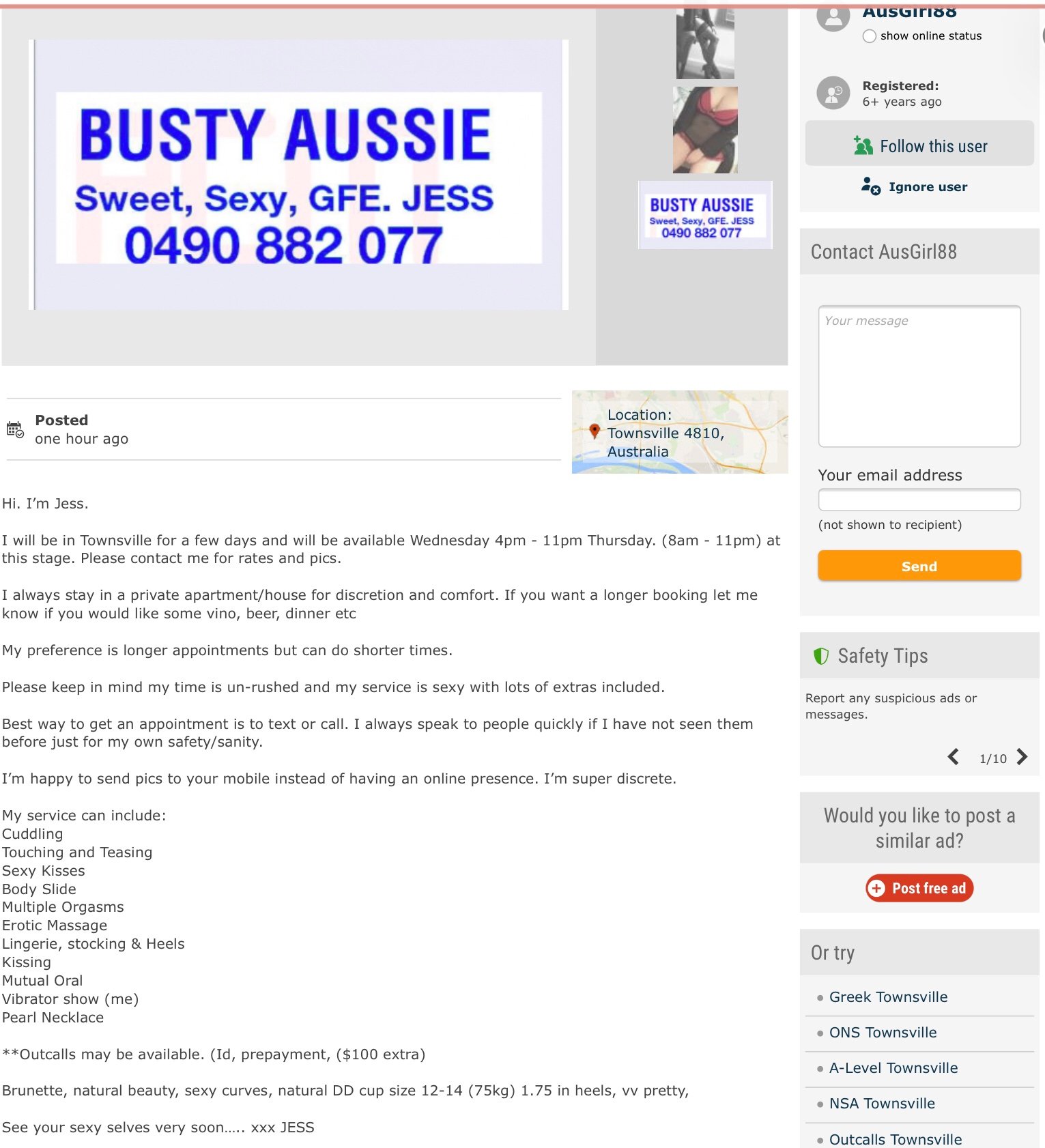 Townsville Escort Market - Page 284 - QLD Q&A | Information - Punter Planet