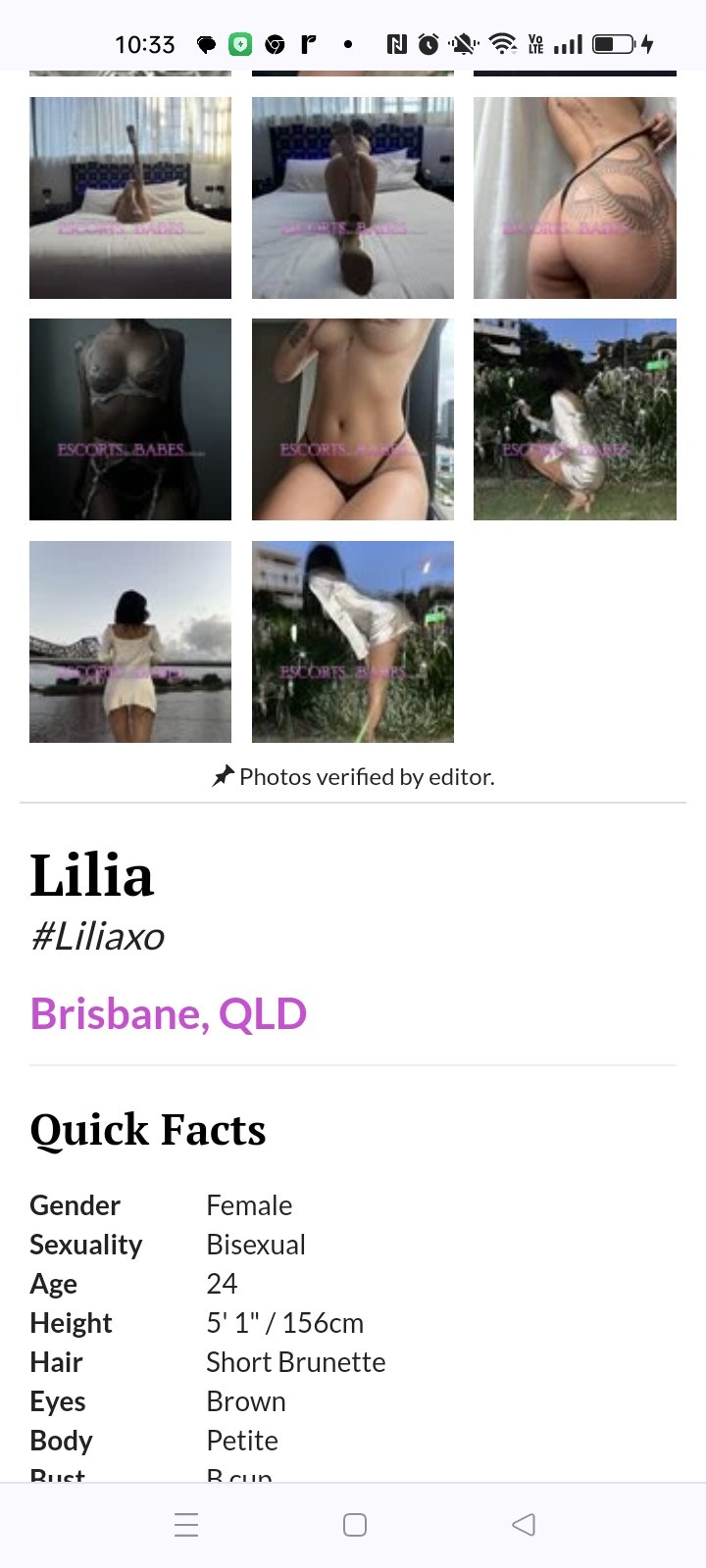 Private Escort - March 2024 - Lilia - QLD Private Escorts Unsorted Reviews  - Punter Planet