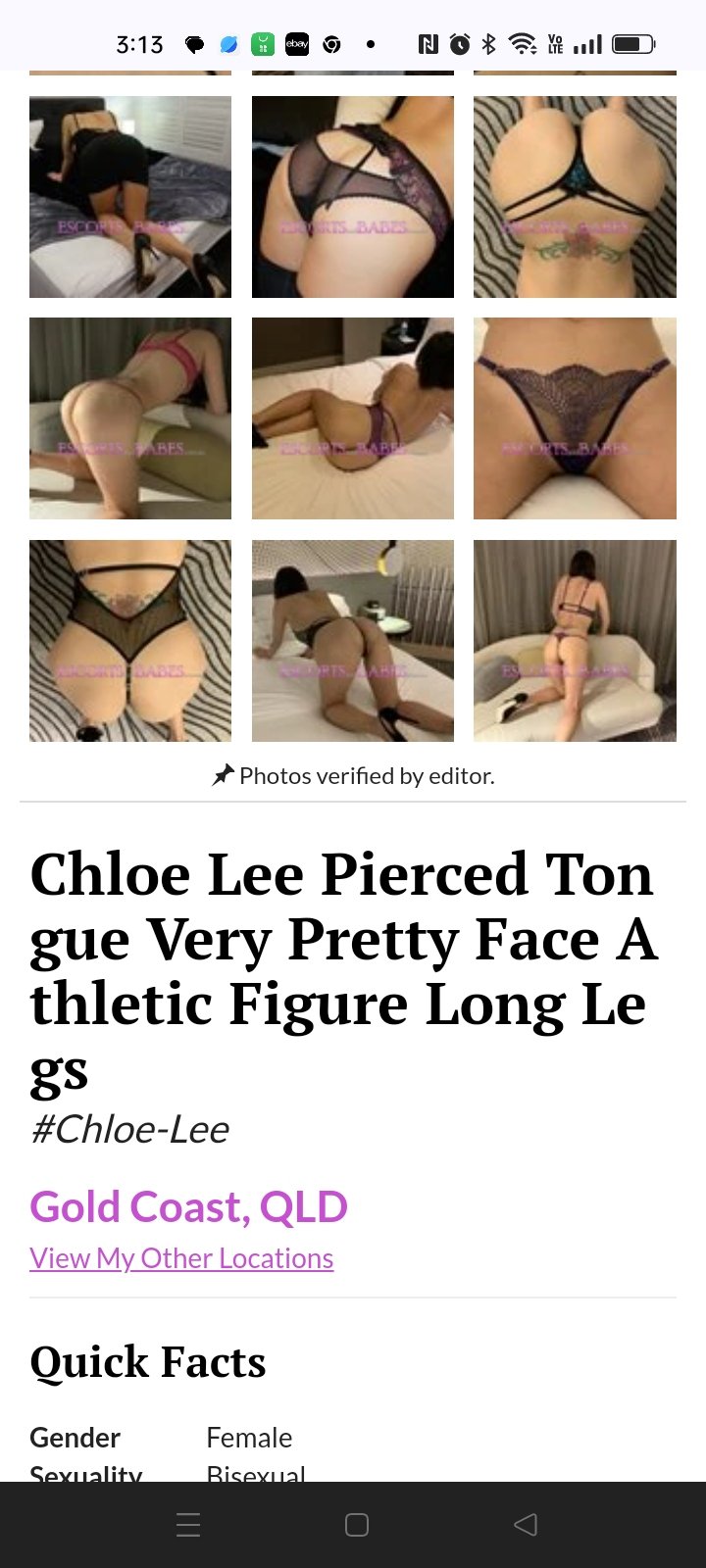 Private Escort - December 2024 - Chloe Lee - QLD Private Escorts Unsorted  Reviews - Punter Planet
